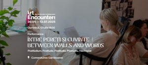 Performance Christine Cizmaș: CLOSING ACT – ÎNTRE PEREȚI ȘI CUVINTE | Postlūdium. Postlude. Postludio. Postludiu. Nachspiel