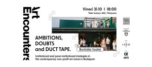 Talk Borbála Szalai: Ambitions, Doubt and Duct-tape