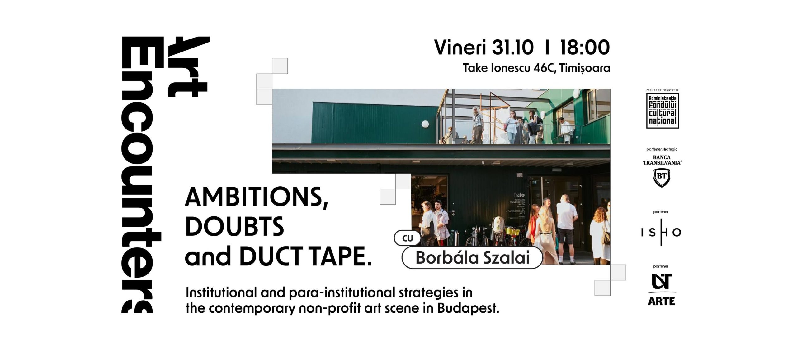 Talk Borbála Szalai: Ambitions, Doubt and Duct-tape