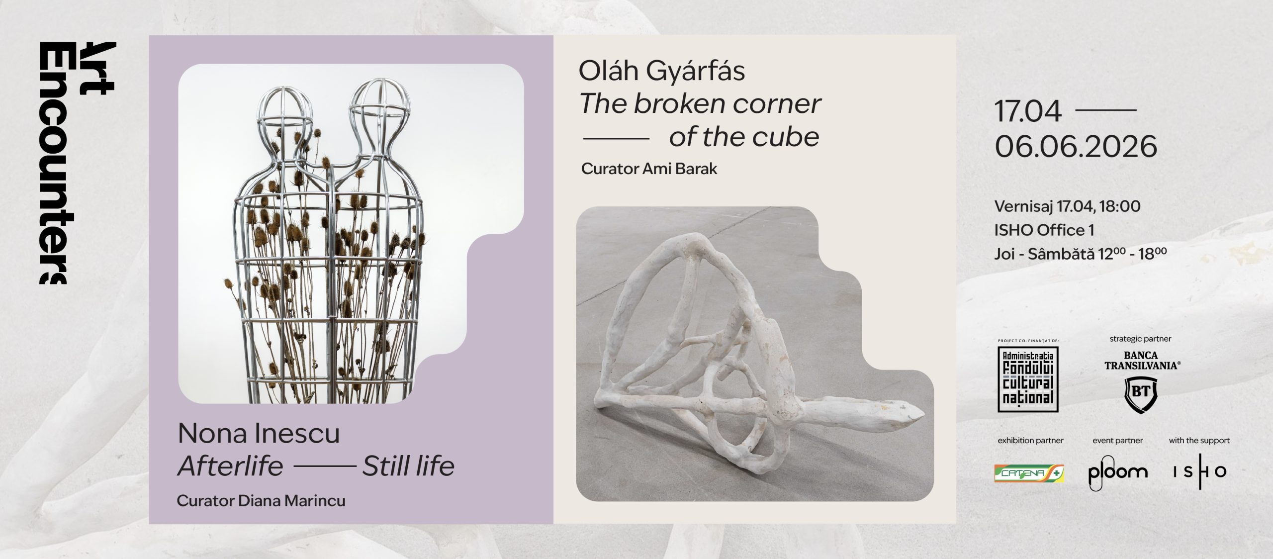 Opening Nona Inescu: Afterlife – Still Life & Oláh Gyárfás: The Broken Corner of the Cube