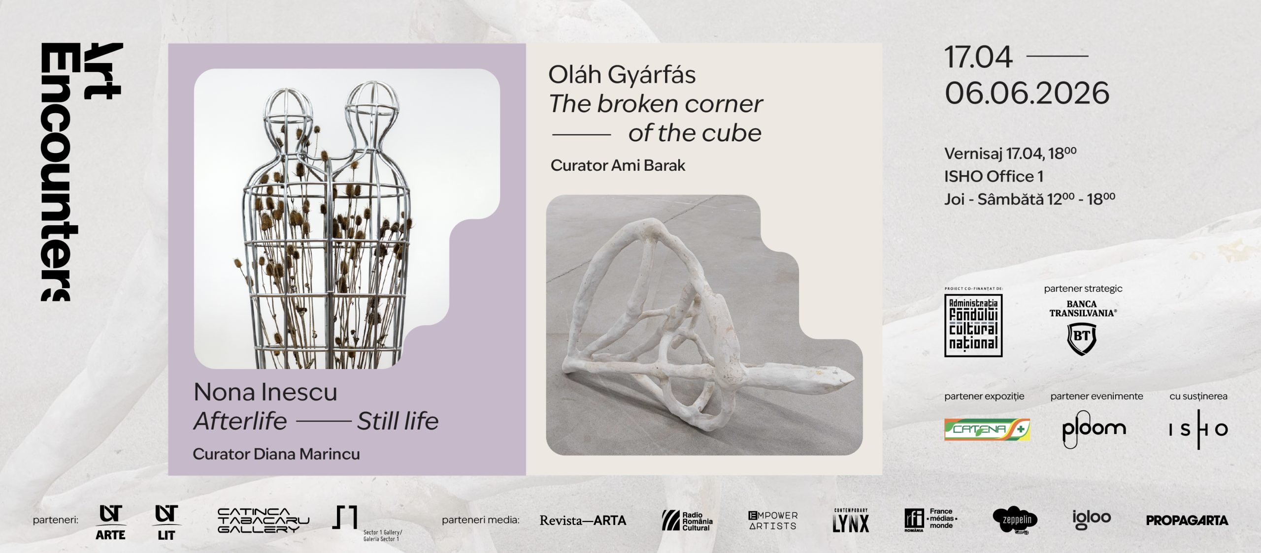 Artist & curator talk cu Nona Inescu, Oláh Gyárfás, Diana Marincu, Ami Barak si moderat de Dana Diminescu