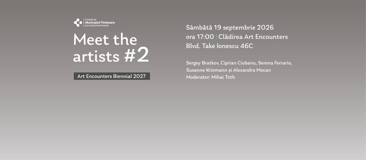 Meet the artists #2 | Art Encounters Biennial 2027