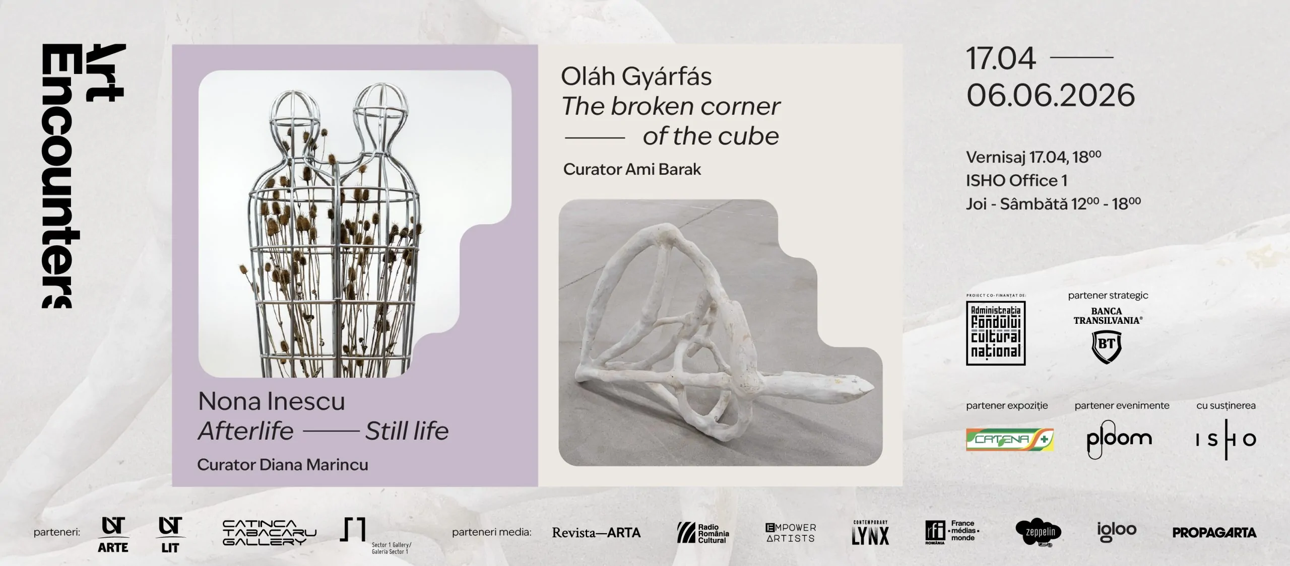 Artist & curator talk cu Nona Inescu, Oláh Gyárfás, Diana Marincu, Ami Barak si moderat de Dana Diminescu